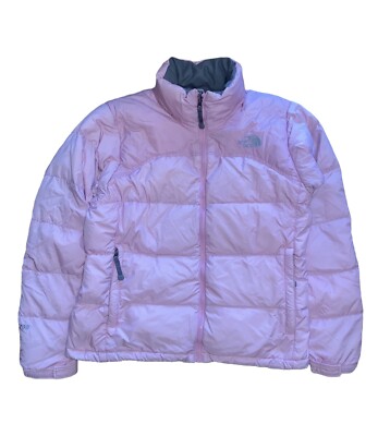 THE NORTH FACE Vintage Womens 700 Down 1996 Retro Nuptse Pink Puffer Jacket M