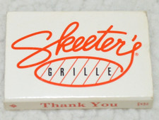 Vintage Matchbox Cover Skeeter s Grille Resta...