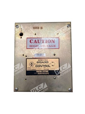 Control Systems Power Control Research Inc 35A Series 664 664D-31-001-22