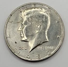 1982-P  Kennedy Half Dollar NO FG Rare Variety Error Coin - FREE SHIPPING