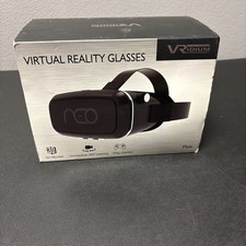 Gafas de realidad virtual VRidium negras películas en 3D, visualización inmersiva 360