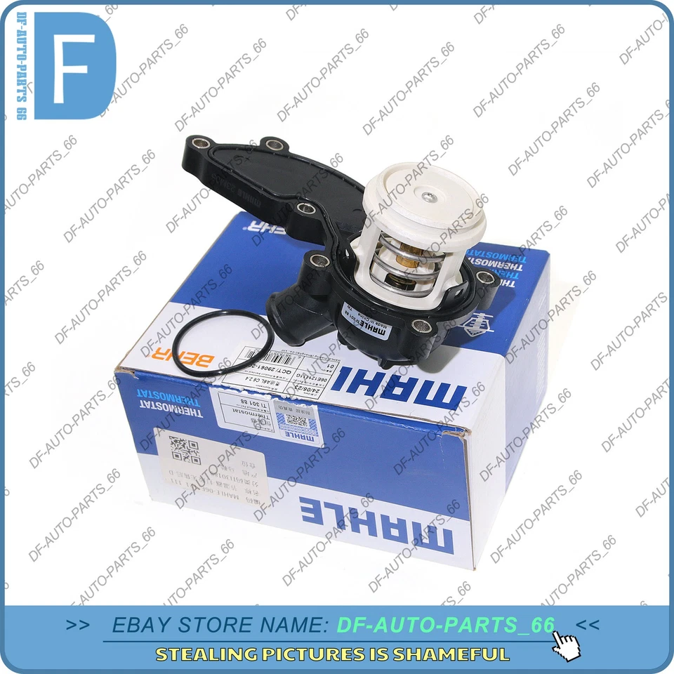 Engine Coolant Thermostat & Housing For Audi A4 A6 A8 Quattro 3.2 V6 06E121111G Foto 3 de 4