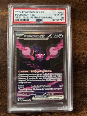 Pokmon TCG Pecharunt EX 93/64 Shrouded Fable SIR Card PSA 10 | eBay