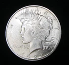 1923-P PEACE DOLLAR - GEM BU - SOME LIGHT TONING -90% SILVER $ - PHILA. MINT