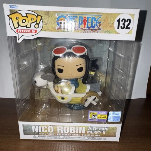 Funko POP! One Piece Nico Robin W/ Mini Merry II SDCC 2025 Exclusive IN HAND