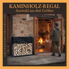 Kaminholzst&auml;nder Kaminholzregal Brennholzregal Metall 3 Gr&ouml;&szlig;en Anthrazit V2Aox