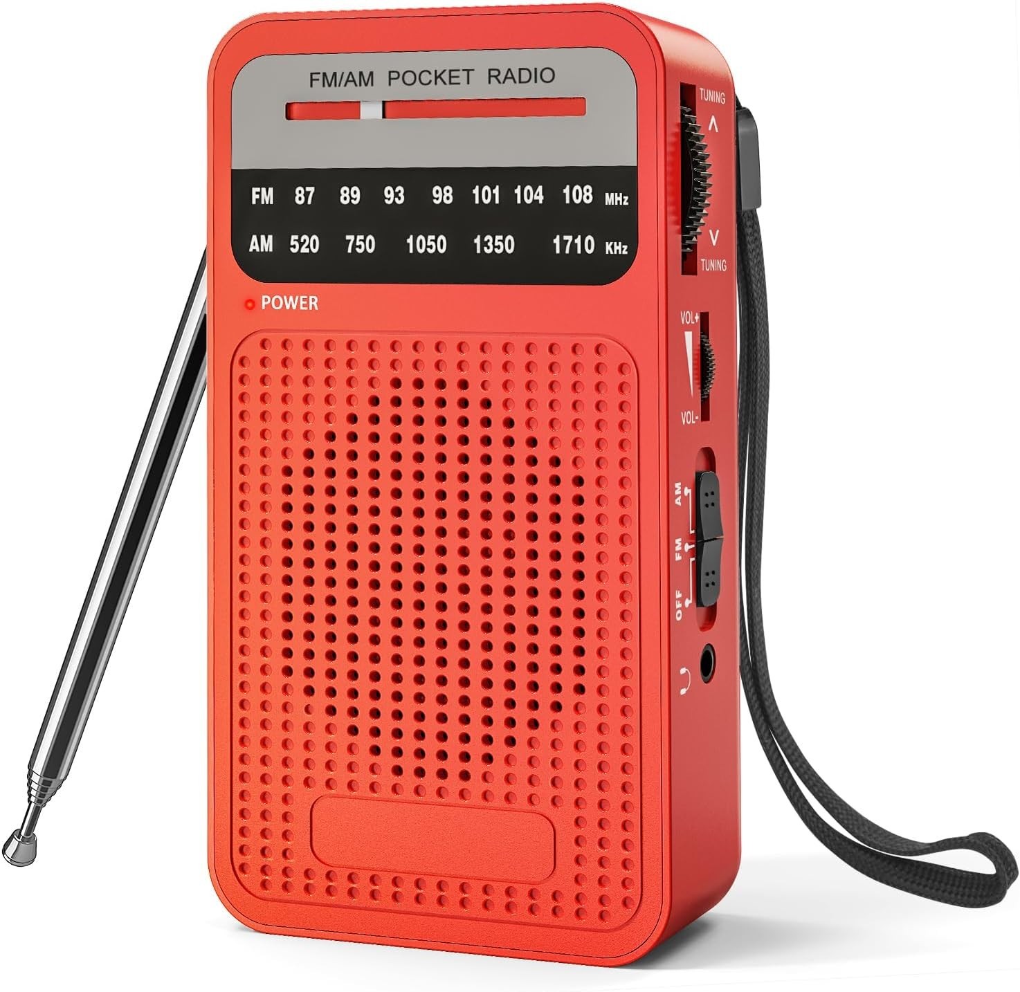 Portable Radio AM FM with Long Range Reception Transistor Radio