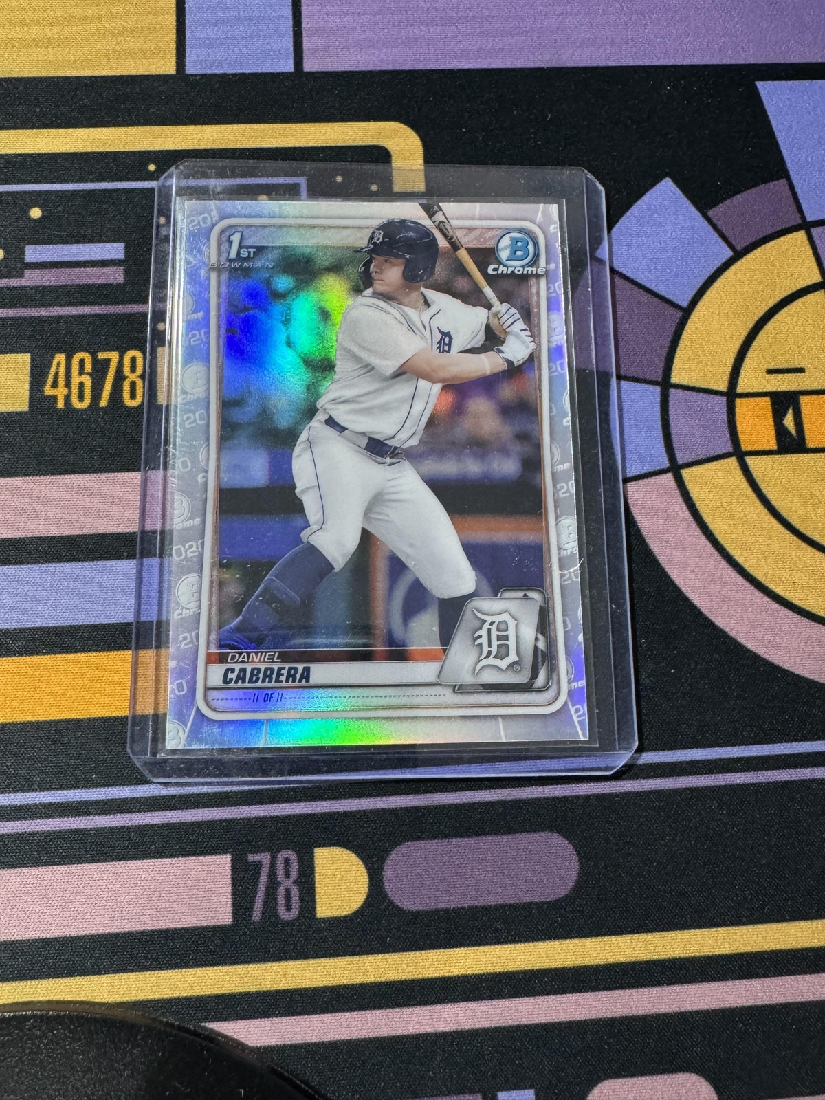 2020 Bowman Draft #BD-62 Daniel Cabrera Chrome Refractor