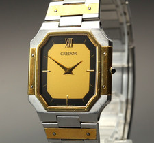 Montre Homme Vintage 1984 [N COMME NEUVE] Seiko Credor 9570-5210 Or 18K 14K...