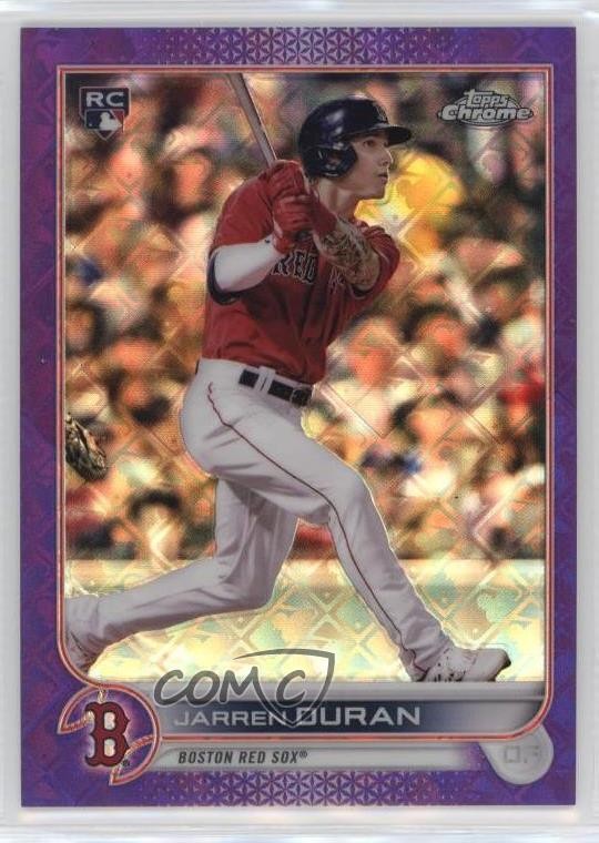 2022 Topps Chrome Logofractor Edition Purple Refractor /250 Jarren Duran #4 0hk3