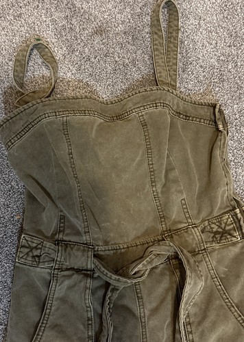 Free People Go West Utility Jumpsuit mit Gürtel Damen M Boho Overall Festival (F4) - Bild 7 von 23