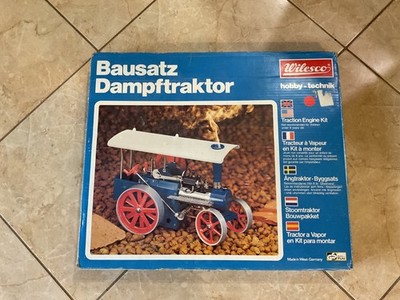 VINTAGE WILESCO D405 TOY STEAM ENGINE TRACTOR OLD SMOKEY BUILD YOUR OWN NEW OB 