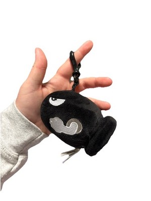 Nintendo Mario Kart Club Mocchi Mocchi Clip-On Plush, 4'' Bullet Bill Plush Stuff