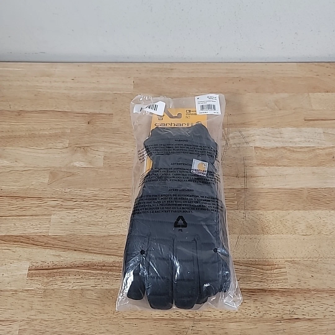 Carhartt Women's Waterproof Insulated Gloves #GL0575-W (Med) Black New/Sealed