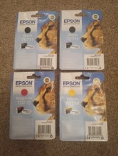 Epson T0715 Cheetah Ink Cartridge Multipack C/M/Y/BK