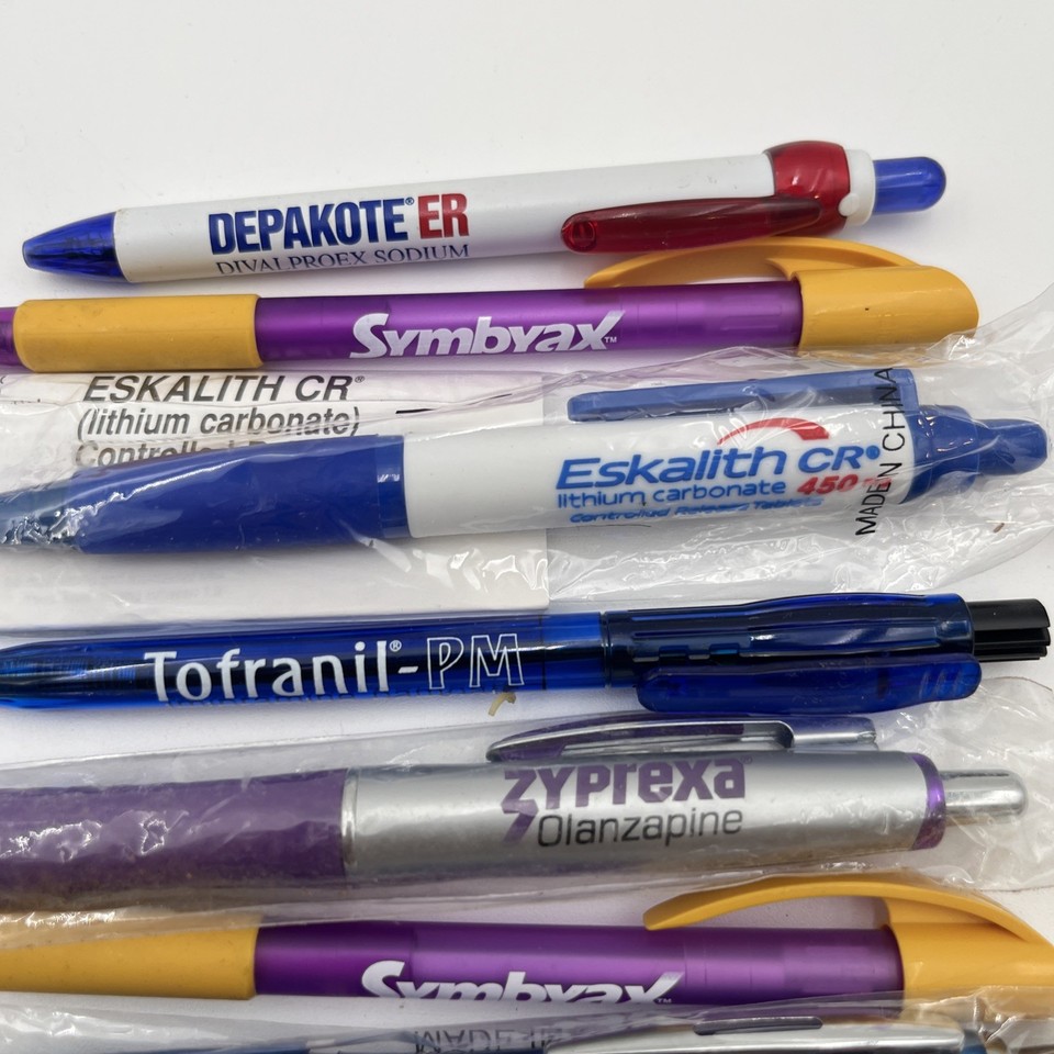Lot 30 Metal and Plastic Pharmaceutical Drug Rep Pens Medical ...
