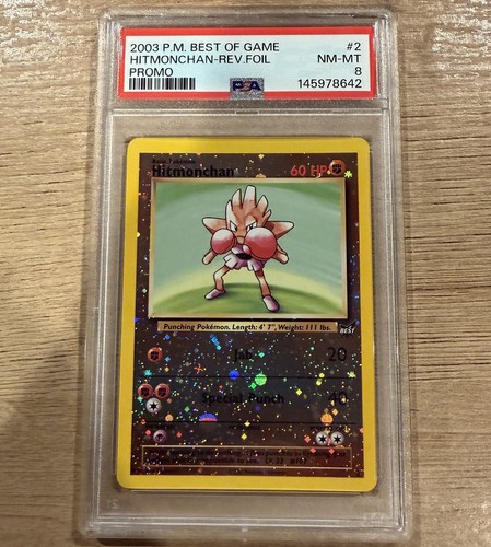Hitmonchan graded PSA 8 for sale on eBay