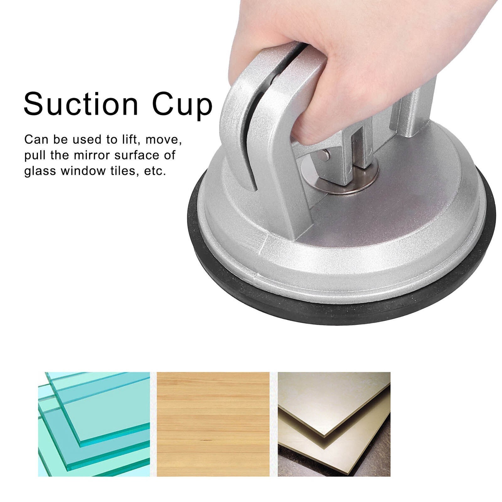 Suction Cup Glass Ceramic Tile Marble Floor Puller Lifting Vacuum Sucker Plate