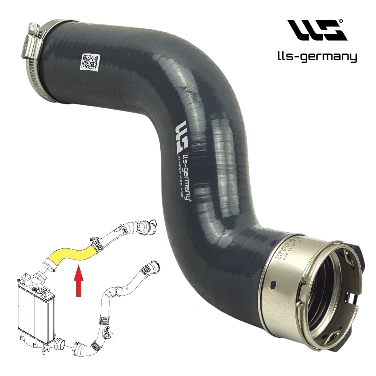 Turbo Hose for Nissan NV200 Juke Pulsar Qashqai NV200 1.5 DCI 1198966S01