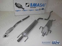 Imasaf Auspuffanlage Komplett Ab Kat für Opel Meriva 1.4 16V Twinport 2004-2010