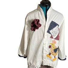 Handmade upcycled Button-Up Shirt with Patchwork and Bow box 28