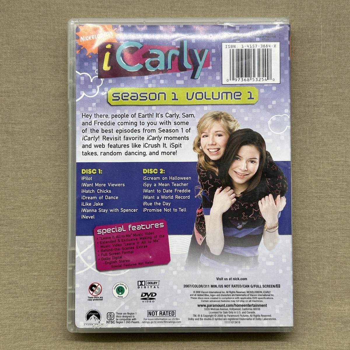 Icarly DVD iCarly(アイ・カーリー) シーズン1 VOL.1 Series 1 Volume
