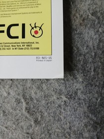 Nintendo NES Promo Poster MagMax & Seicross FCI 1980s Arcade Classics Insert