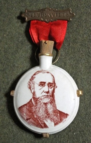 1891 GRAND ARMY of the REPUBLIC ENCAMPMENT MEDAL WE DRANK FROM THE SAME CANTEEN