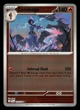 Ceruledge 020/094 Uncommon Phantasmal Flames Pokemon Reverse Holo Near Mint