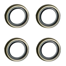 4-Pack Grease Seals 2.125"x3.376" – Fits 5,200–6,000 lb Trailer Axles 