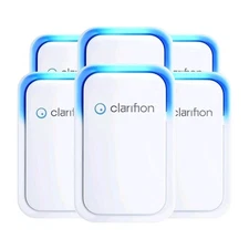 CLARIFION Air Ionizers for Home (6 Pack), Negative Ion Filtration System, New