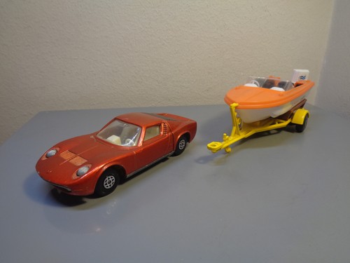 MATCHBOX LESNEY SPEEDKINGS No K29A VINTAGE LAMBORGHINI MIURA SEABURST SET NEUWERTIG