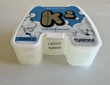 Myobrace trainer stage 2 K2 Orthodontic appliance Genuine Kid Size Large Clear