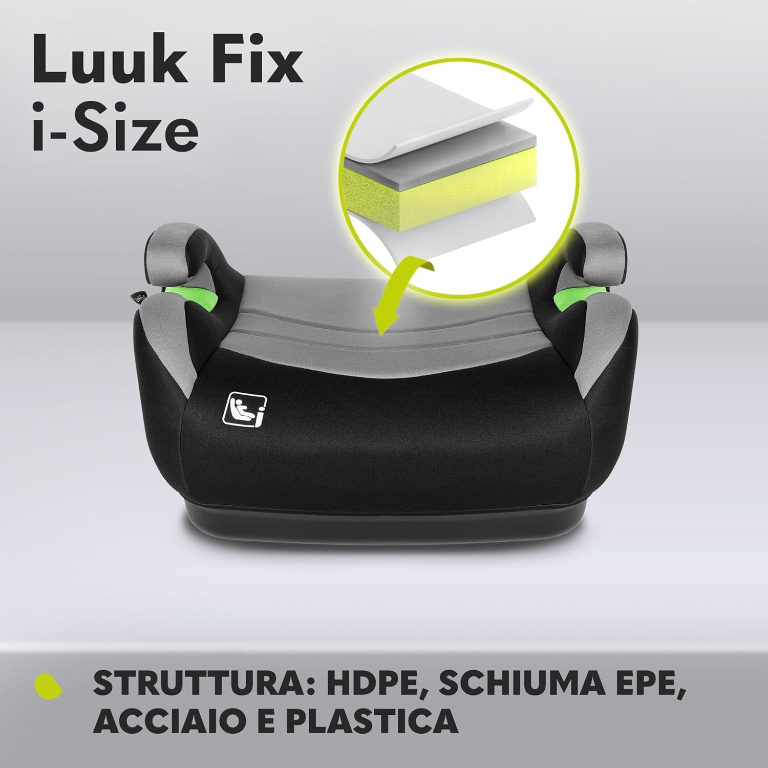 Seggiolino Auto Rialzo LUUK FIX I-Size con ISOFIX foto 6