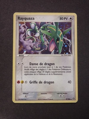 Carte Pokémon holo EX Emeraude Rayquaza 9/106 - Photo 1/4