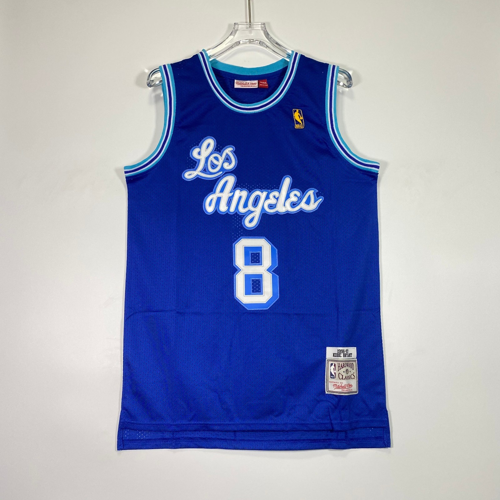 Kobe Bryant #8 Jersey, 1996-97 Season, Retro Blue