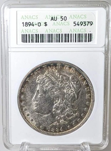 1894-O $1 ANACS AU 50