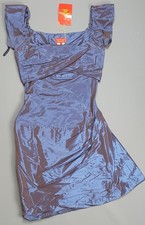 VIVIENNE WESTWOOD Taffeta Dress Size 12 Corset Look Deconstructed Wedding Races