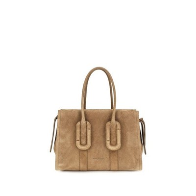 Marc Jacobs The Babe City Tote Bolso Ante Marrón | Piel Becerro + Bandolera