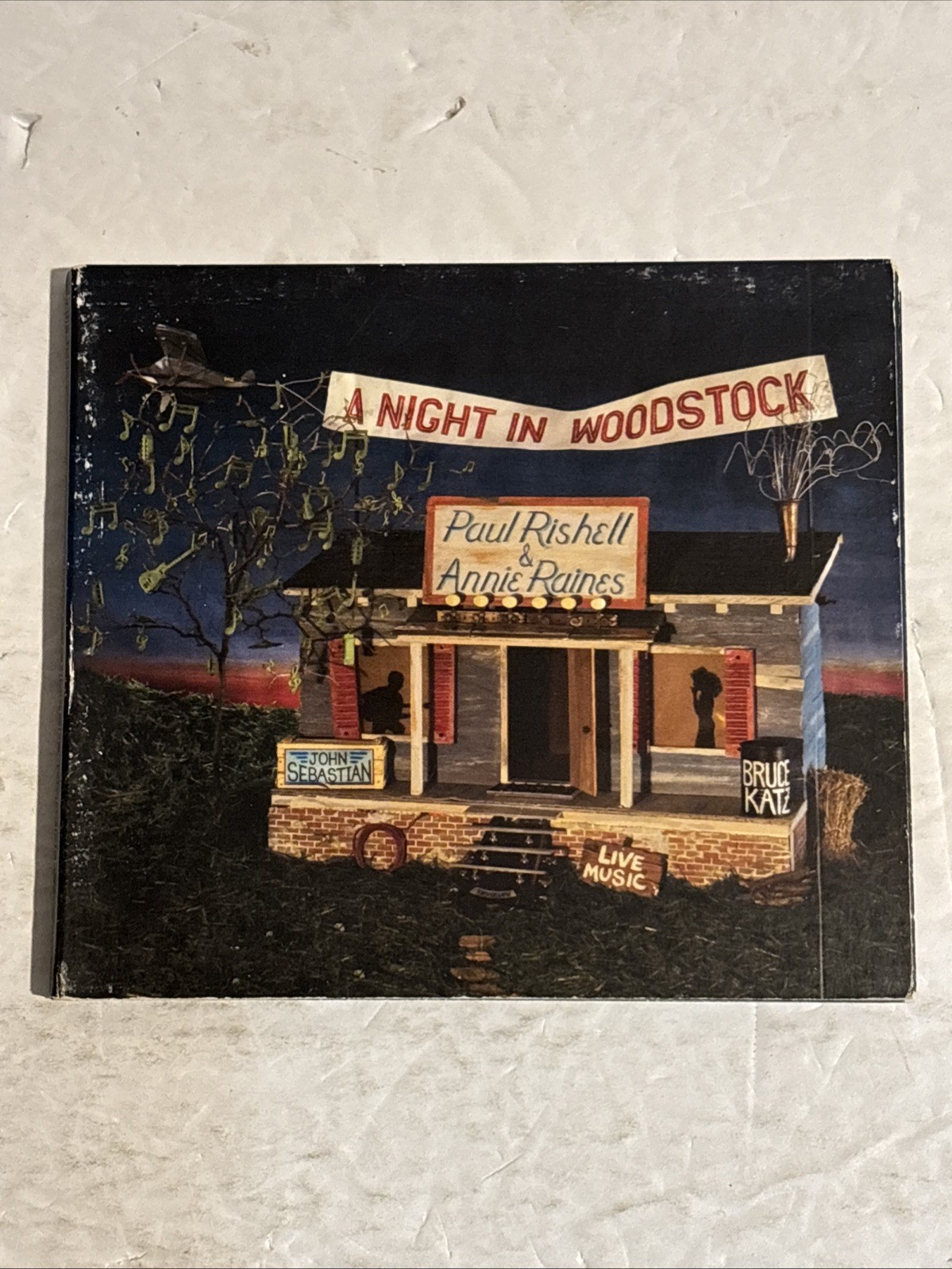 Paul Rishell Annie Raines A Night In Woodstock CD Used Very Good Condition