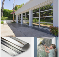 One-way Reflective Window Film 3ft X 24ft Size Reduces Heat By 5.