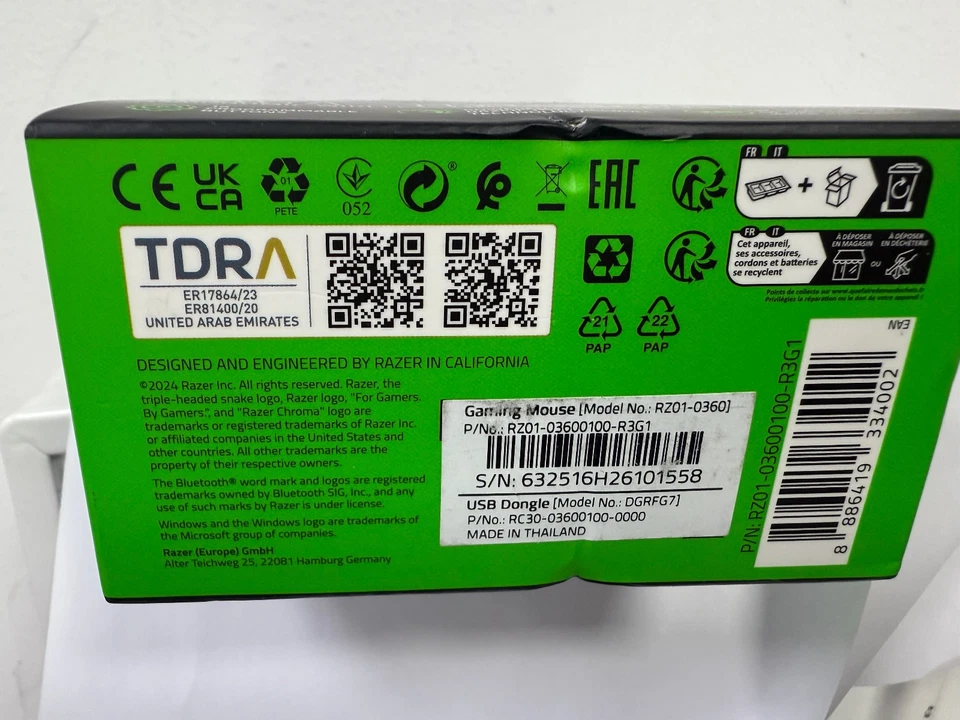 Razer Naga v2 HyperSpeed Gaming Mouse Wireless Black 30000dpi - Image 3 of 4