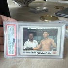 Muhammad Ali Signed 1991 AW Sports Boxing Bonus Card #4 PSA/