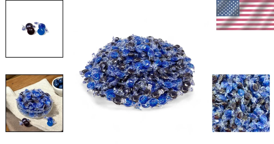 Surtido de dulces duros Zero Sugar - Paquete de amantes de las bayas silvestres de 1 lb | Golosina sin culpa Foto 2 de 4