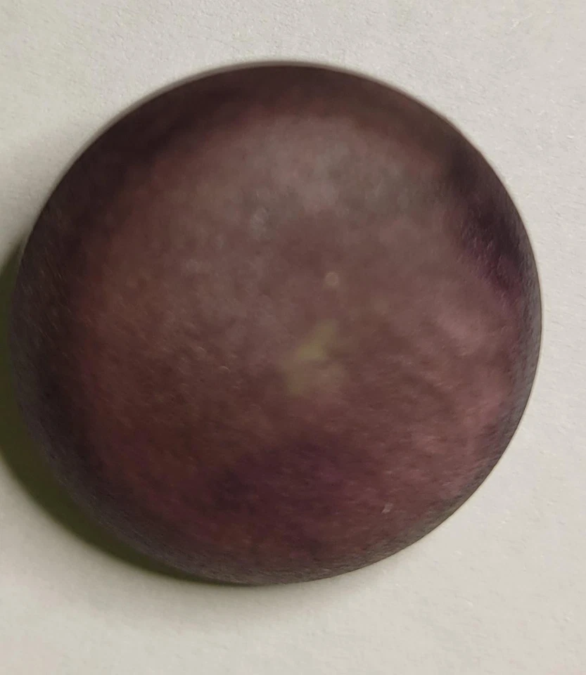 Vintage Purple Bakelite Coat Buttons Set of 4 Large Shank Art Deco Sewing 7/8" - Image 2 of 4