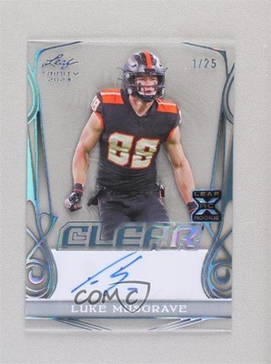 2023 Leaf Trinity Platinum Spectrum Foil 1/25 Luke Musgrave Rookie Auto RC 16wc