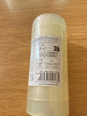 16 Rollen Klebefilm Klebeband transparent 15 mm x 10 m