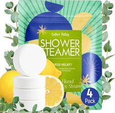 Eco-Chic 4 Pack Shower Steamers with Lemon Eu...