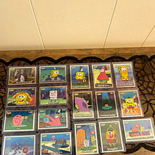 Topps Chrome SpongeBob SquarePants 17 Card Lot SpongeBob Patrick Gary DoodleBob