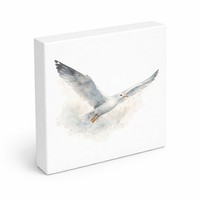 KüStenkläNge MöWe Holzbild In 15X15 Cm Zum Stellen Oder AufhäNgen